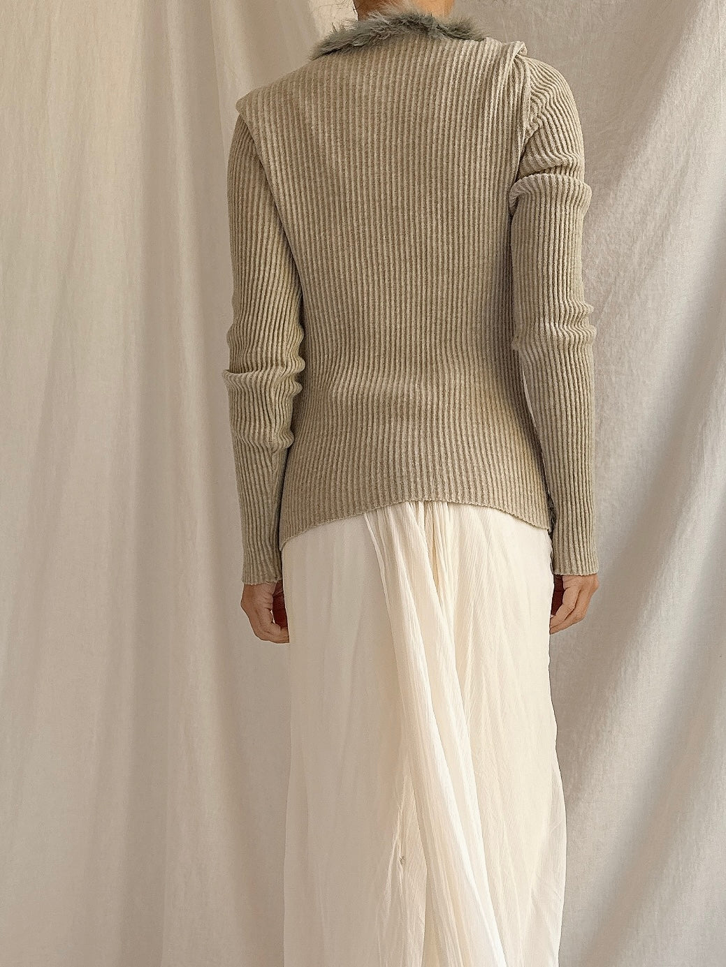 Vintage Tricot Chic Italian Knit Cardigan - S