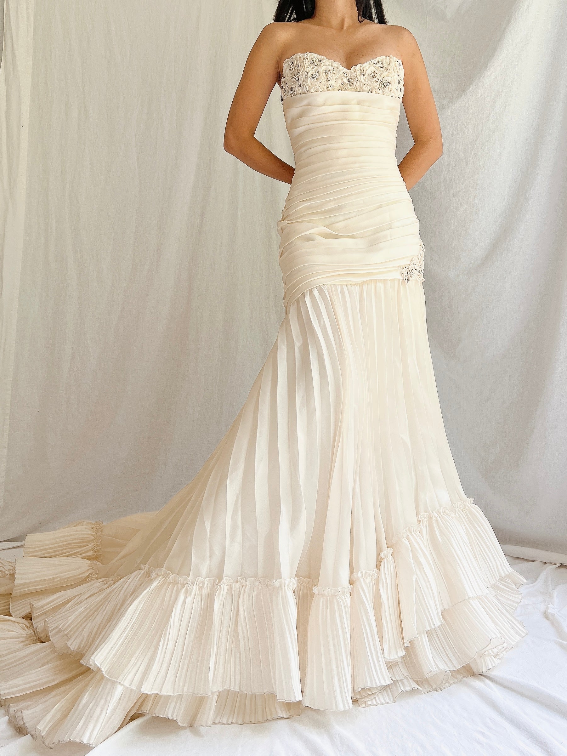 Liancarlo Couture Silk Organza Gown - S/6