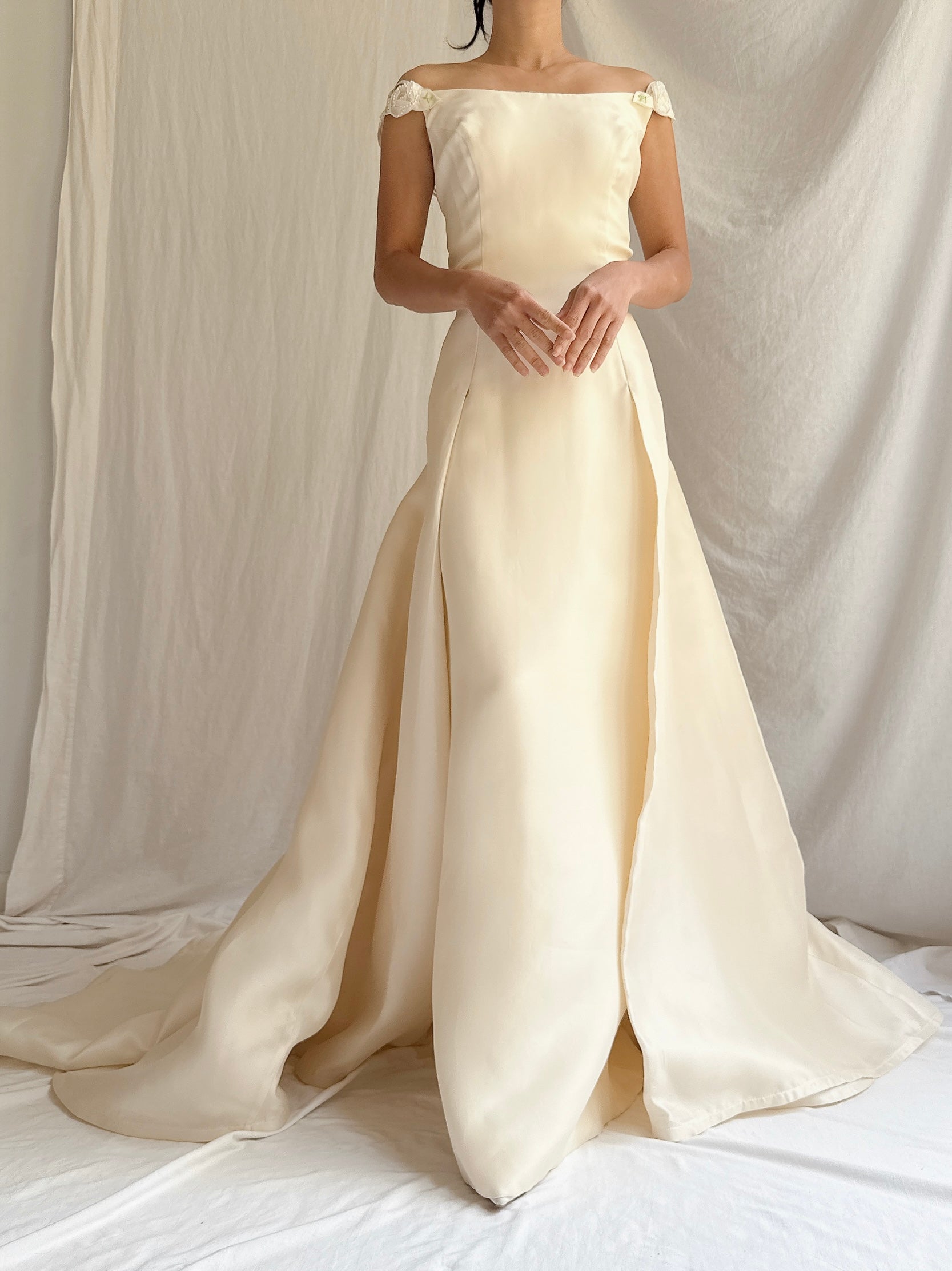 Vintage Aimee Atelier Silk Organza Gown - S