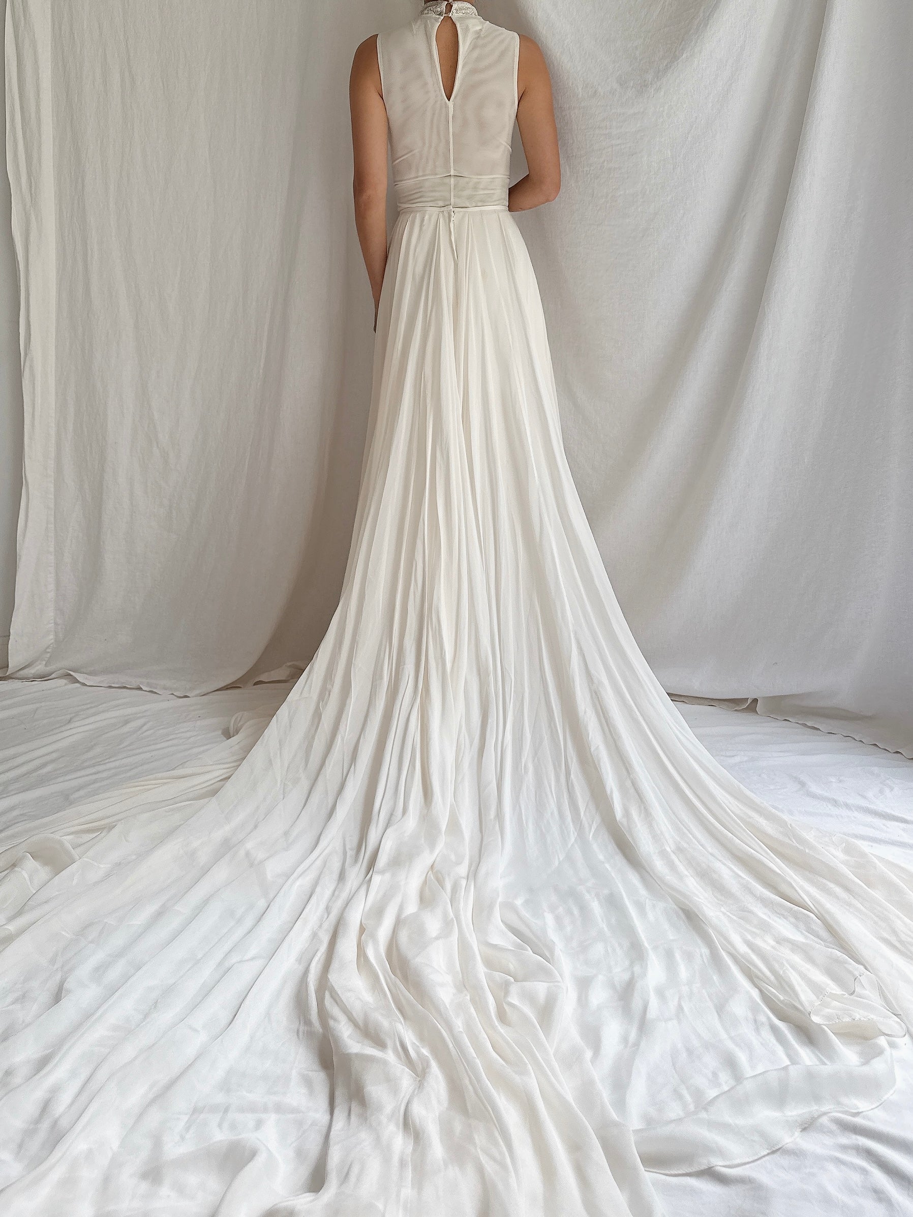 Vintage 2-Piece Silk Set - M