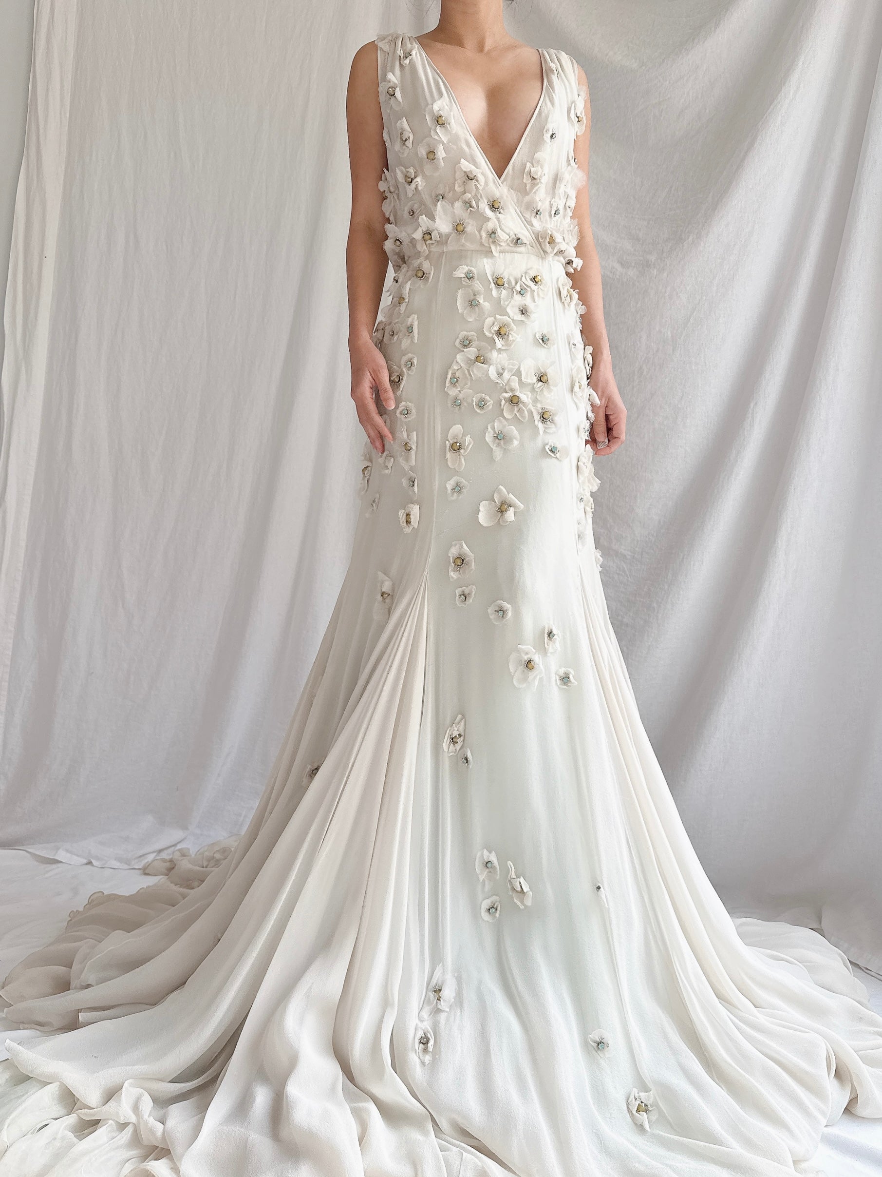 Wedding Gowns Randi Rahm Bridal Vintage Seafoam Randi Rahm Silk