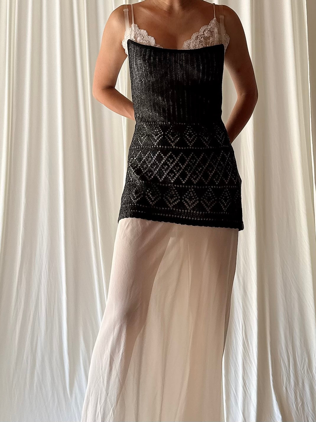 Vintage BJ Knits Tank Top - M