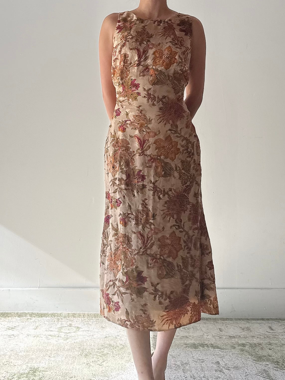 Vintage Futura Silk Shift Dress