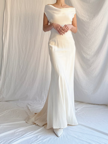 Vintage Silk Slip Dress - S