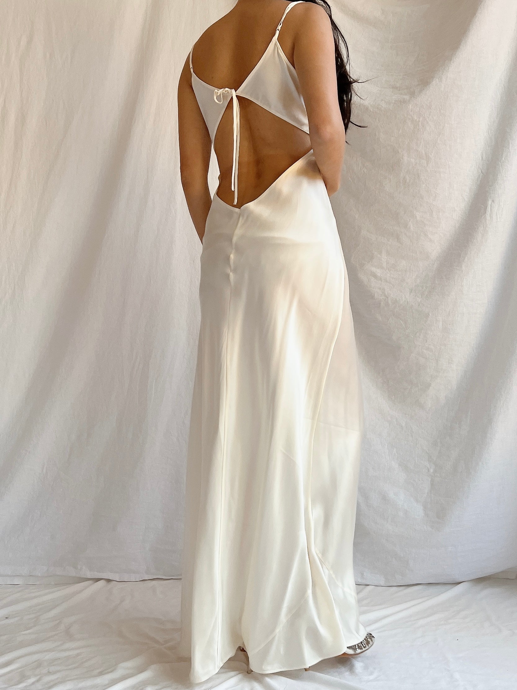 2000s Silk Bias Cut Slip Dress - M | G O S S A M E R 2000s Silk Bias Cut Slip Dress - M | G O S S A M E R