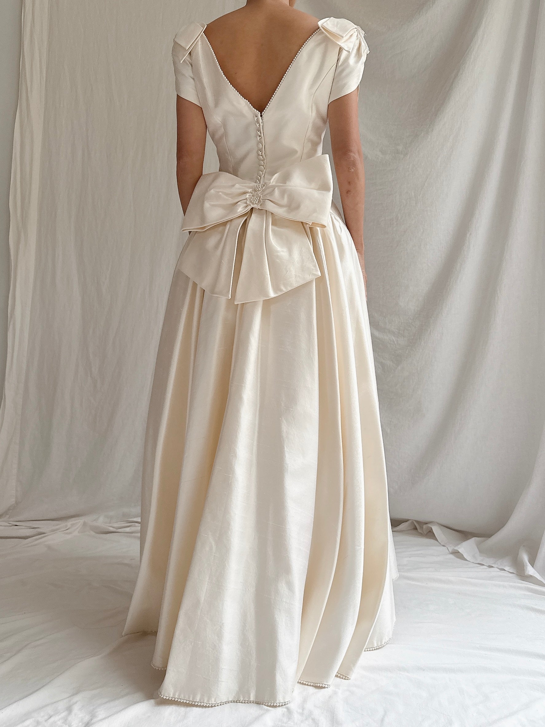 Vintage Bianchi Silk Dress - S/M