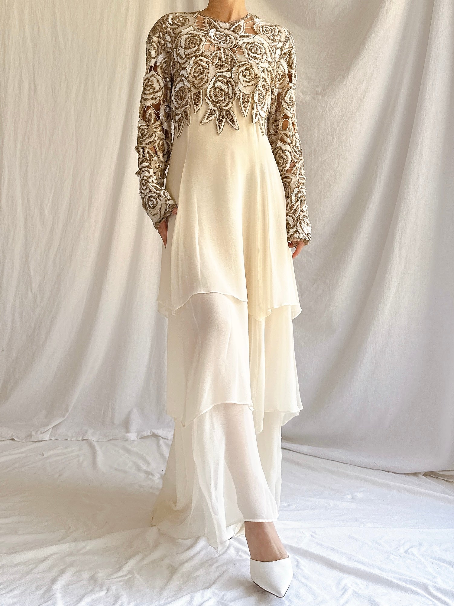 1980s Naeem Khan Silk Gown - S/M