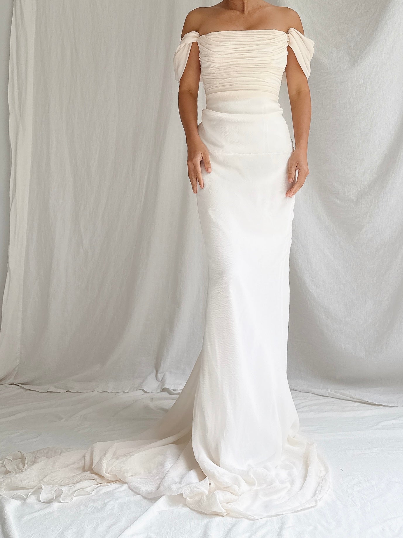 Vintage Peter Langner Italy Silk Gown - S/M