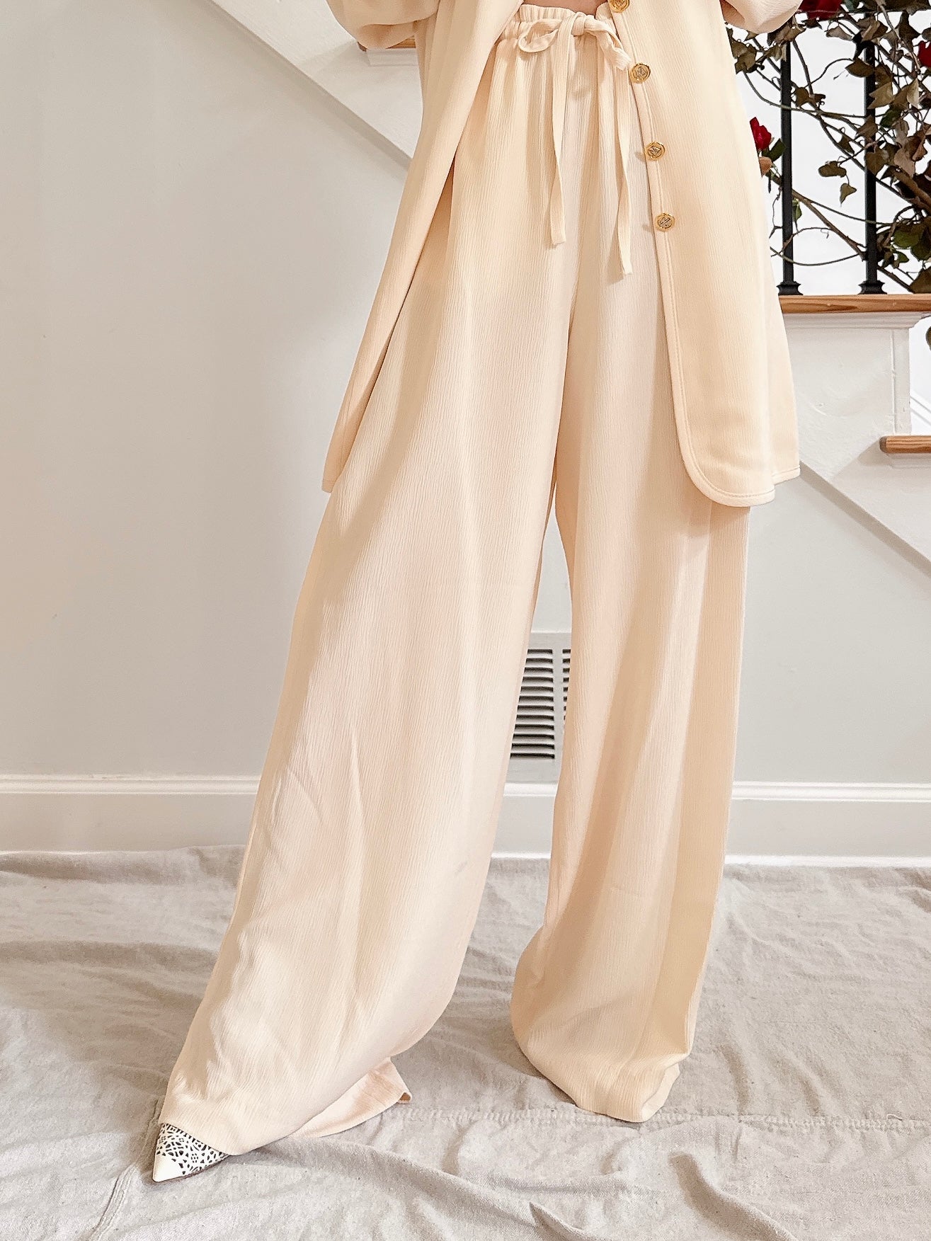 Vintage Escada Silk 2-Piece Set - FR 36
