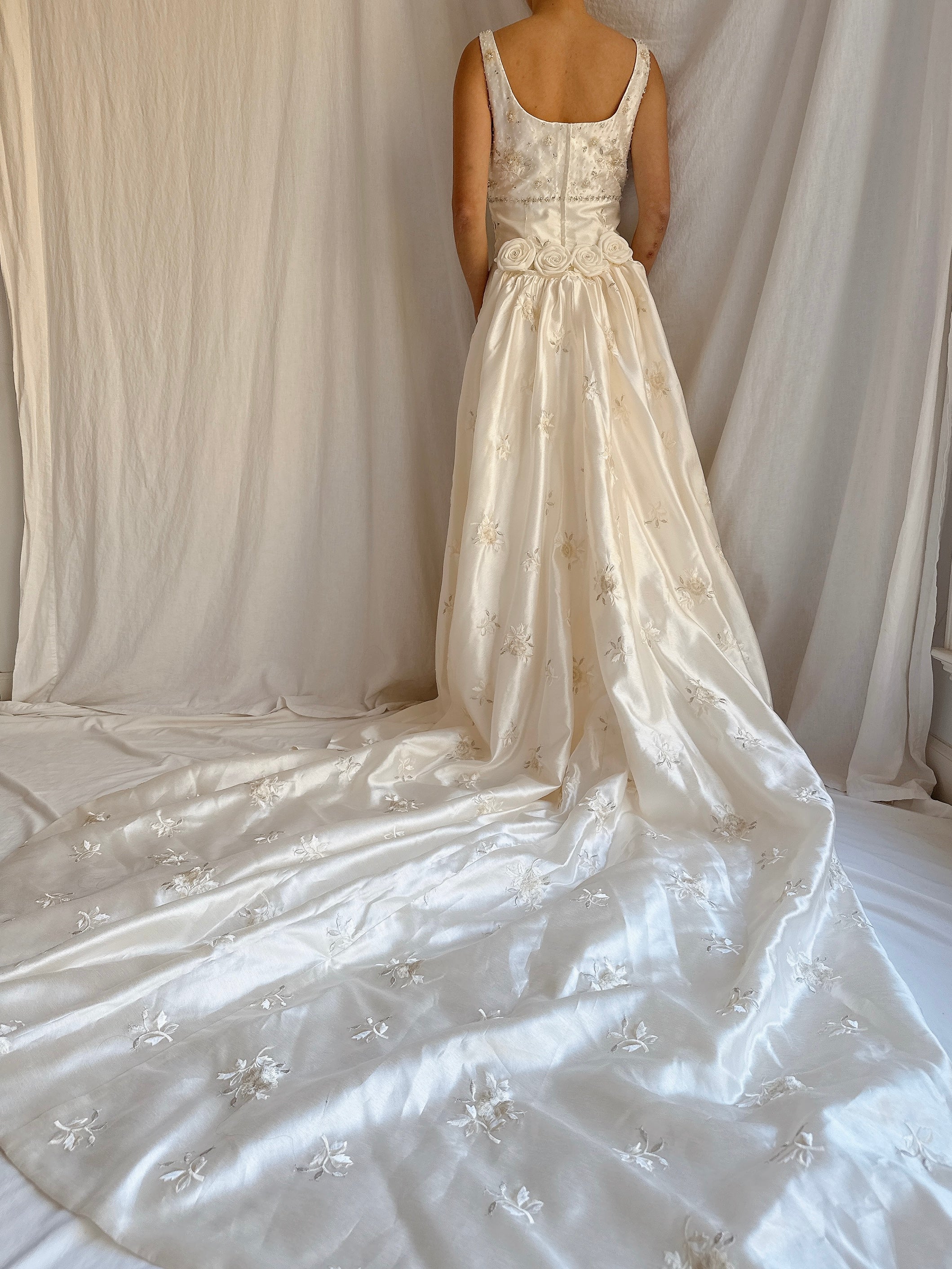 Vintage Embroidered 2-Piece Dress - M