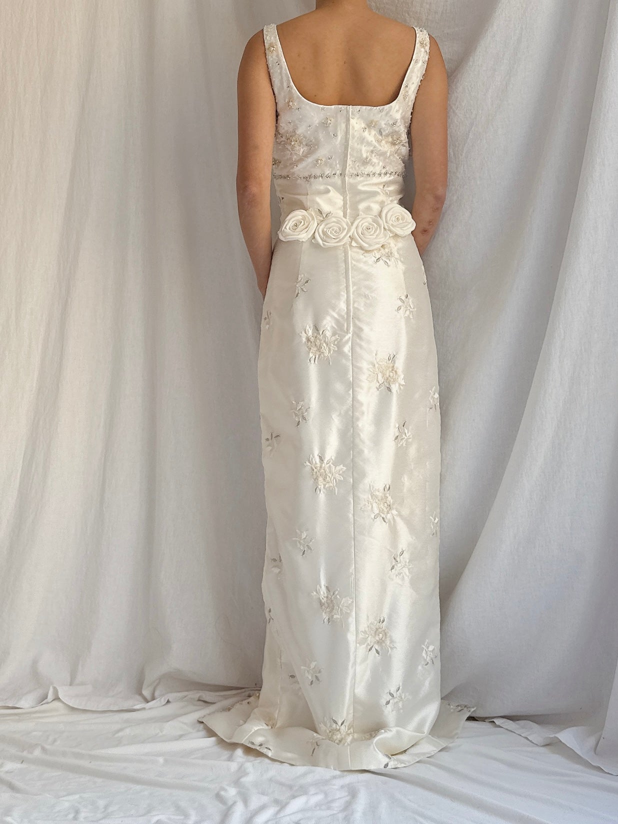 Vintage Embroidered 2-Piece Dress - M