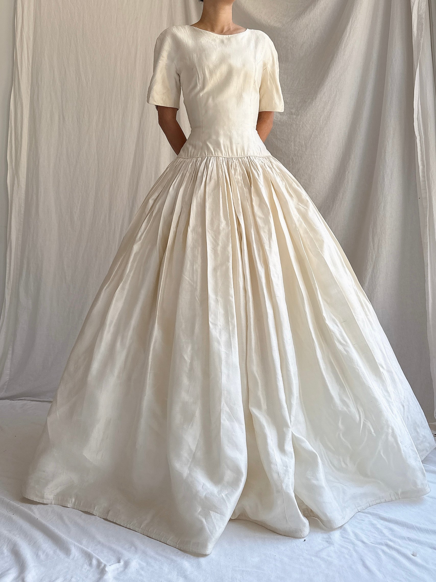 Vintage Lazaro Silk Gown -  S/4/6