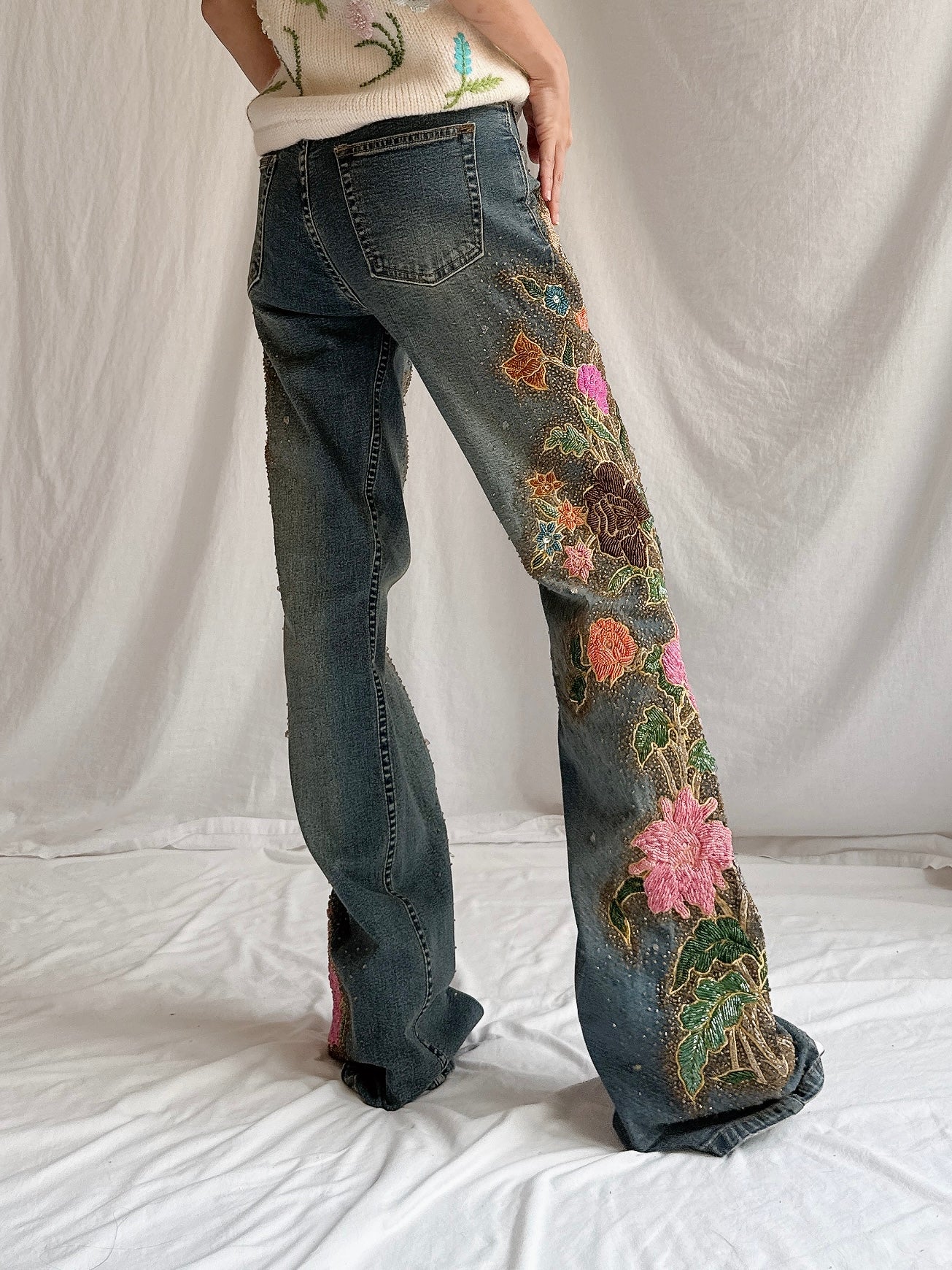 Vintage San Blas Embroidered Denim - M/33”