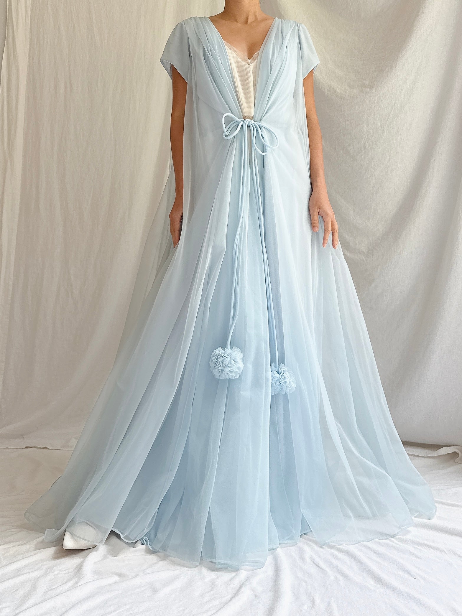 1960s Tricot Dressing Gown - OSFM