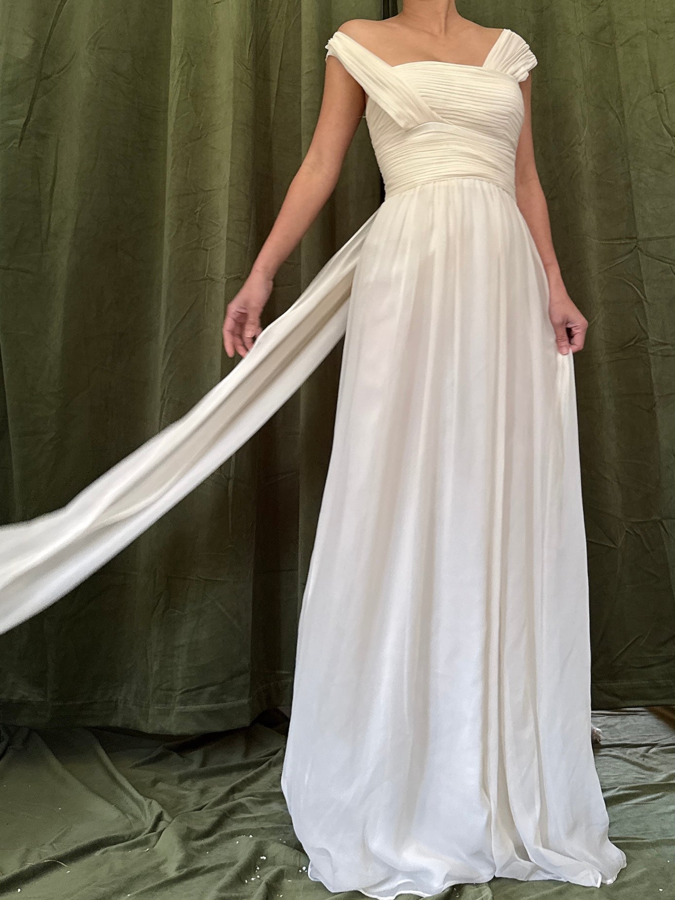 Vintage Rodriguez Silk Chiffon Gown - XS