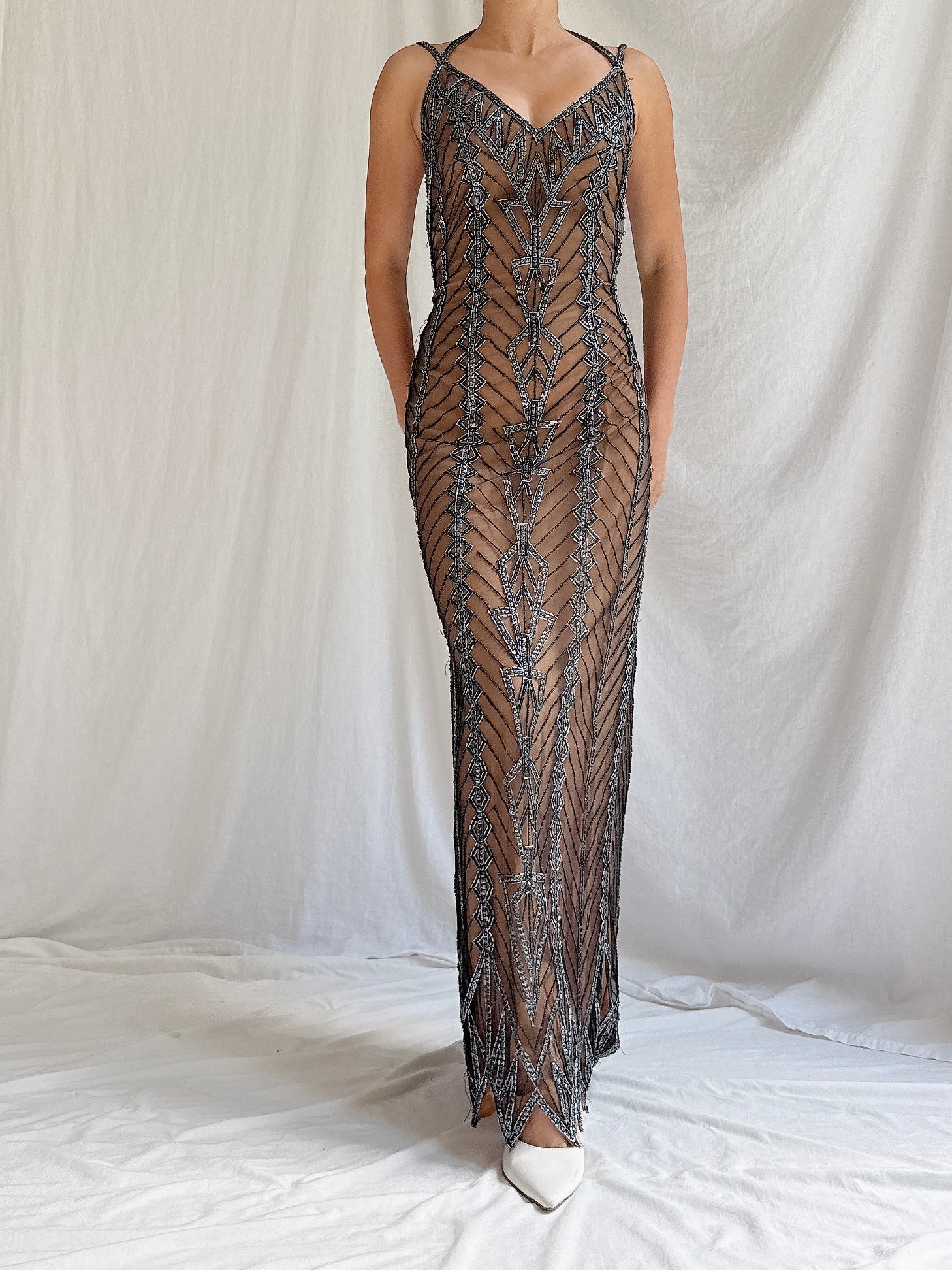 Vintage Cache Beaded Dress - 4/6 Vintage Cache Beaded Dress - 4/6