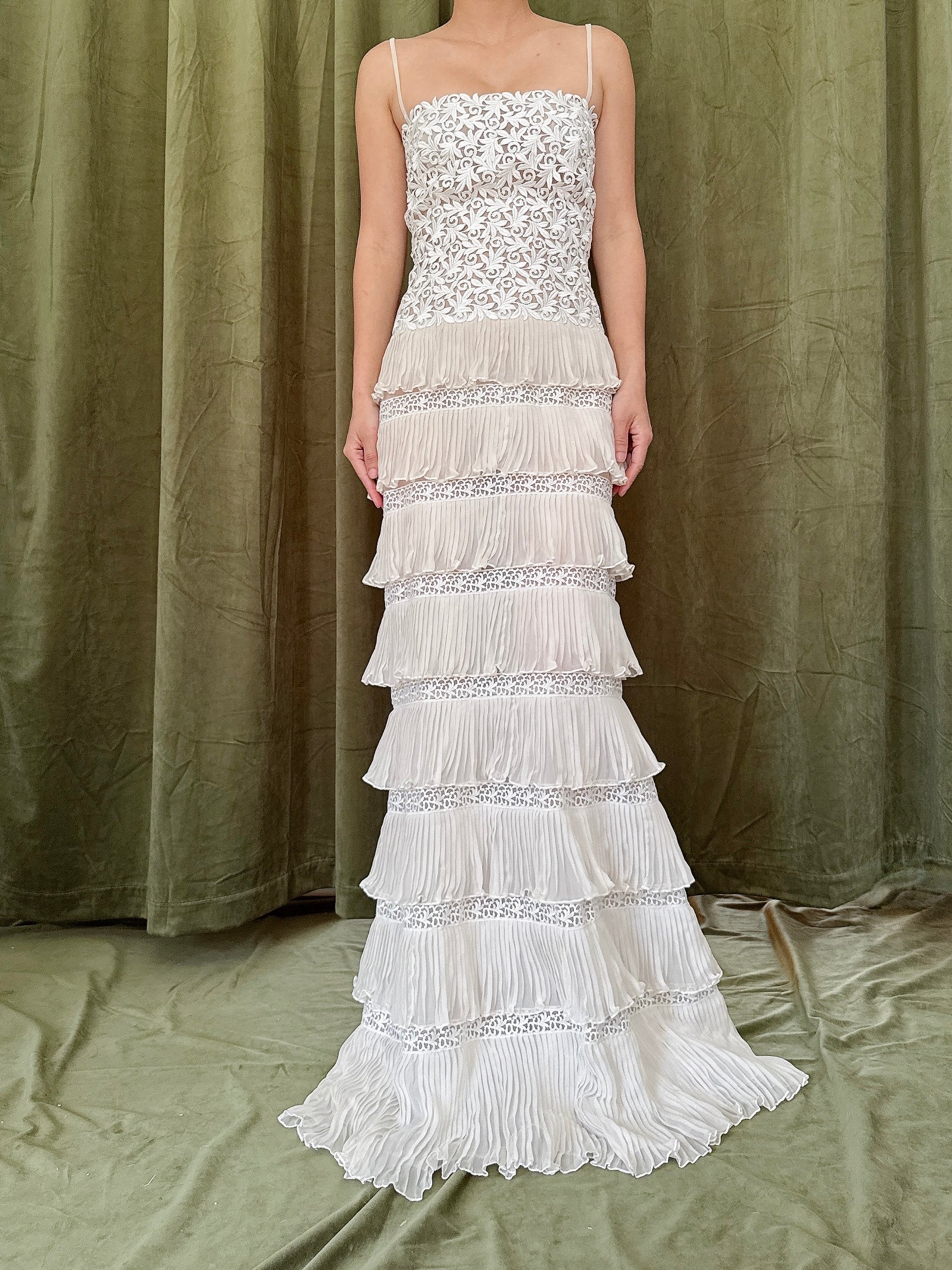 Vintage Cailan’D Tiered Dress - FR 44