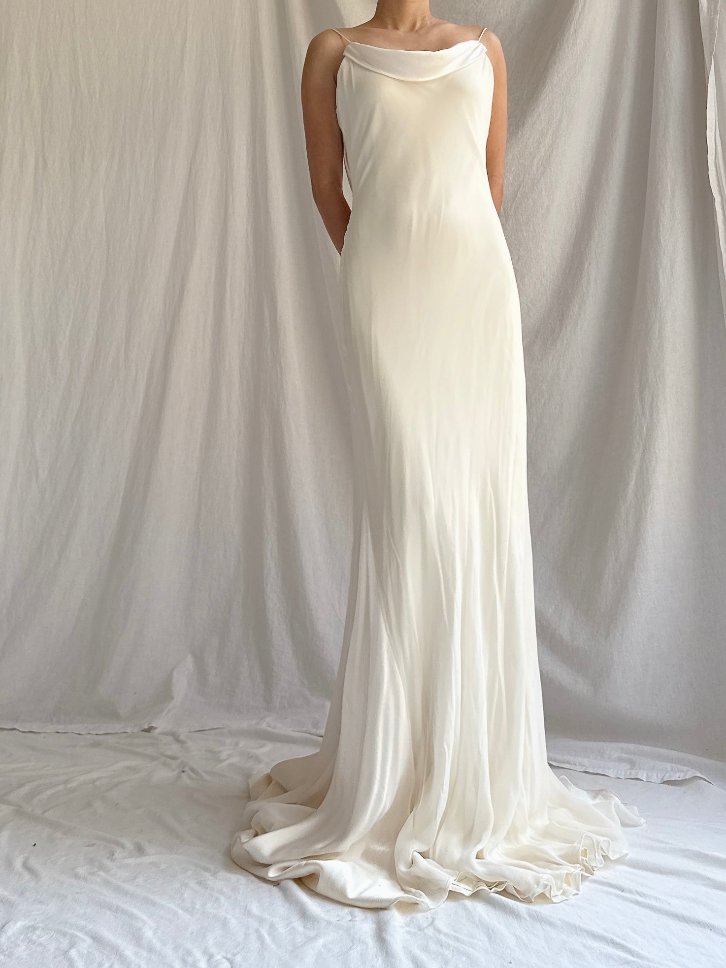 Vintage Vera Wang Silk Bias Gown - XS