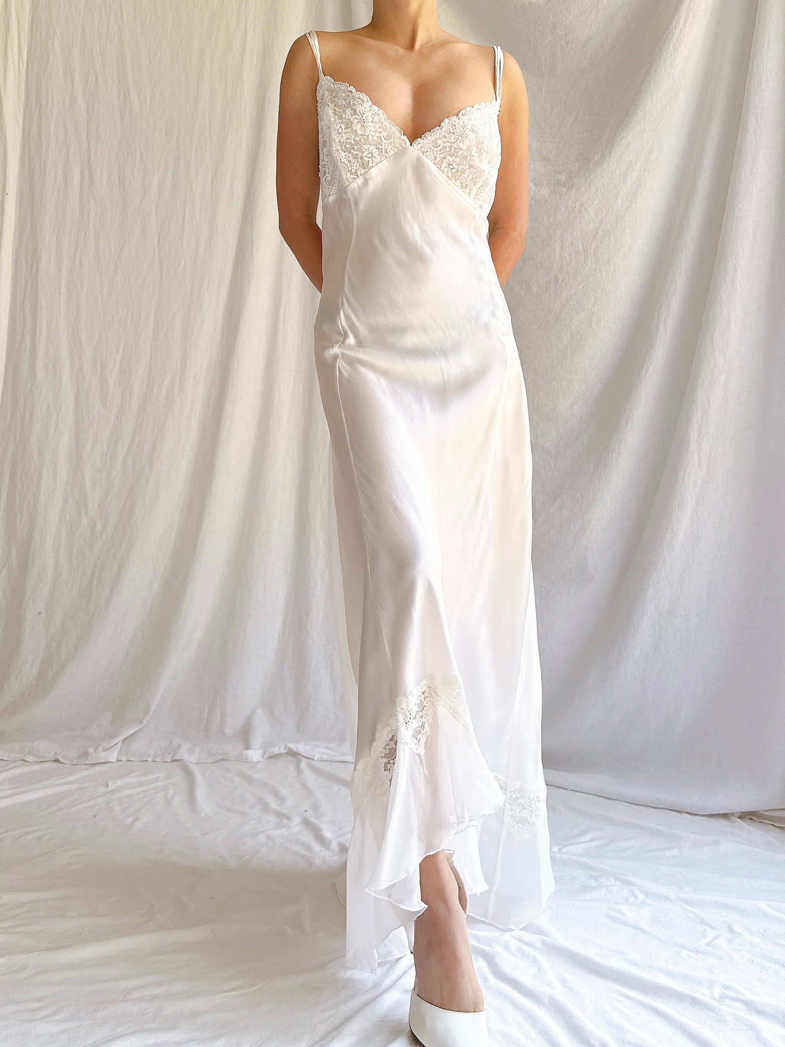 Vintage VS Silk Slip Dress - M