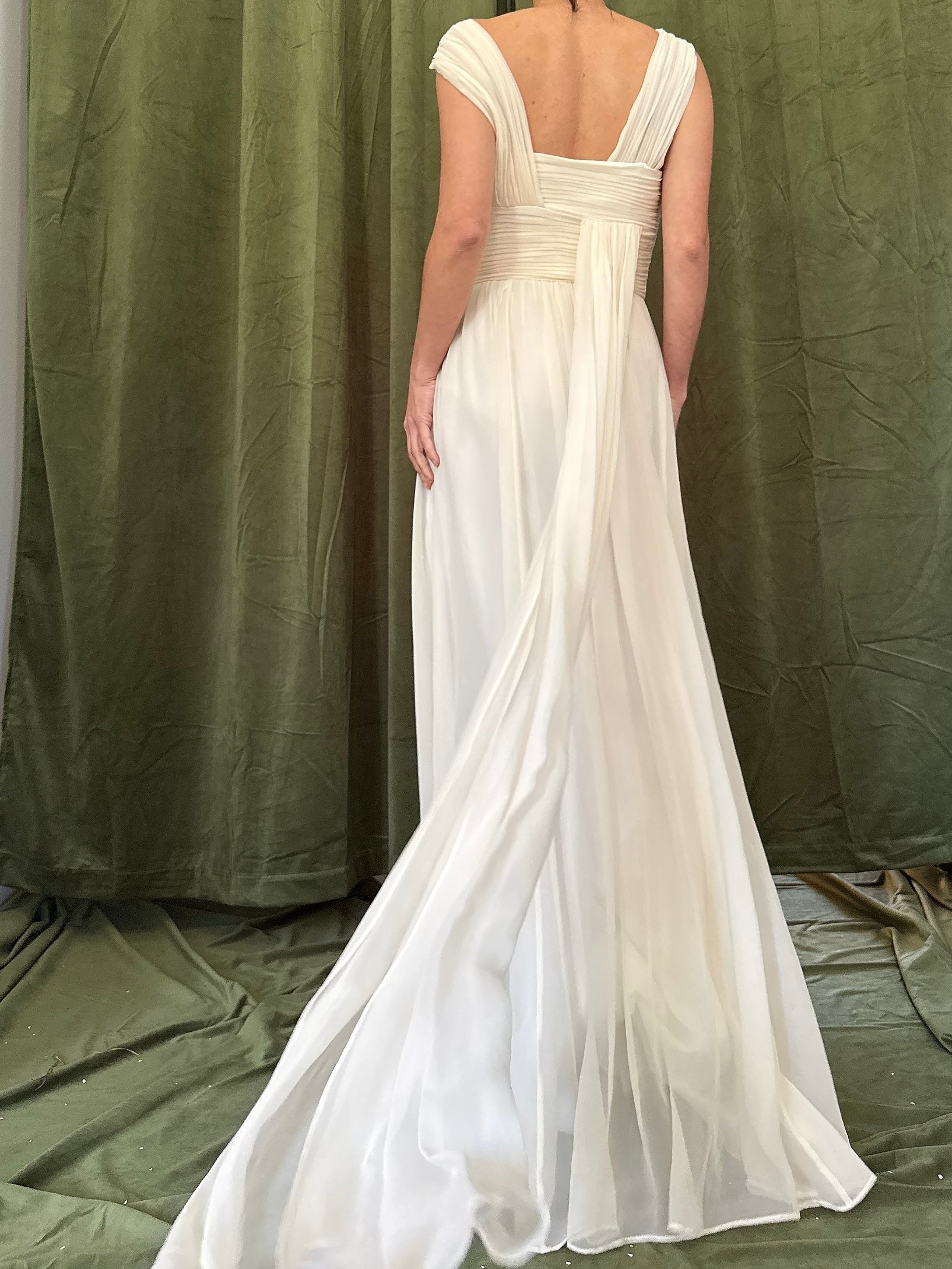 Vintage Rodriguez Silk Chiffon Gown - XS