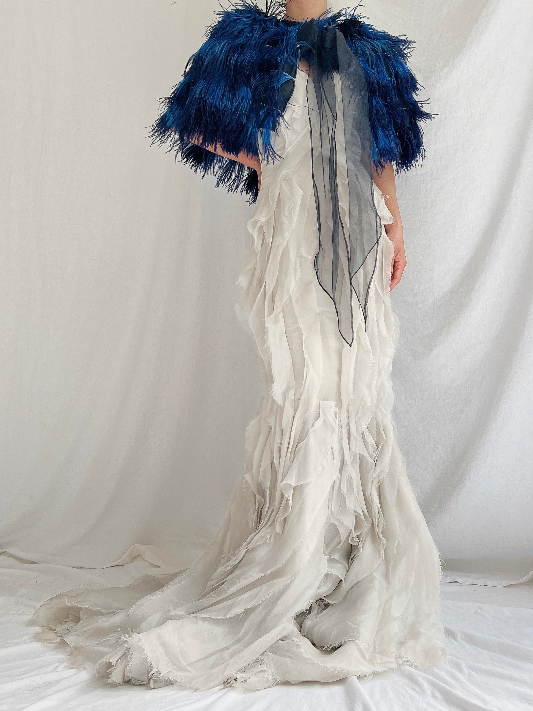 Ostrich Feather Cape - OSFM