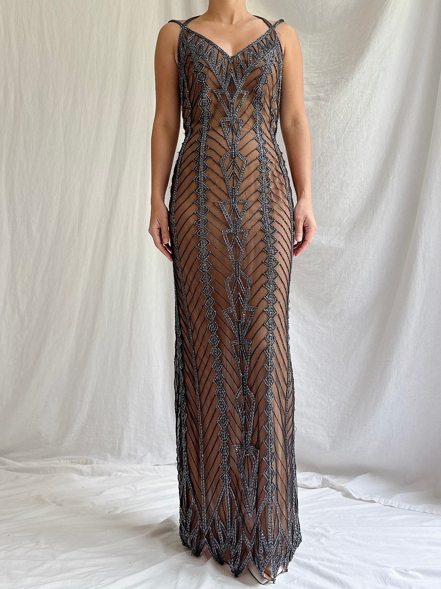 Vintage Cache Beaded Dress - 4/6