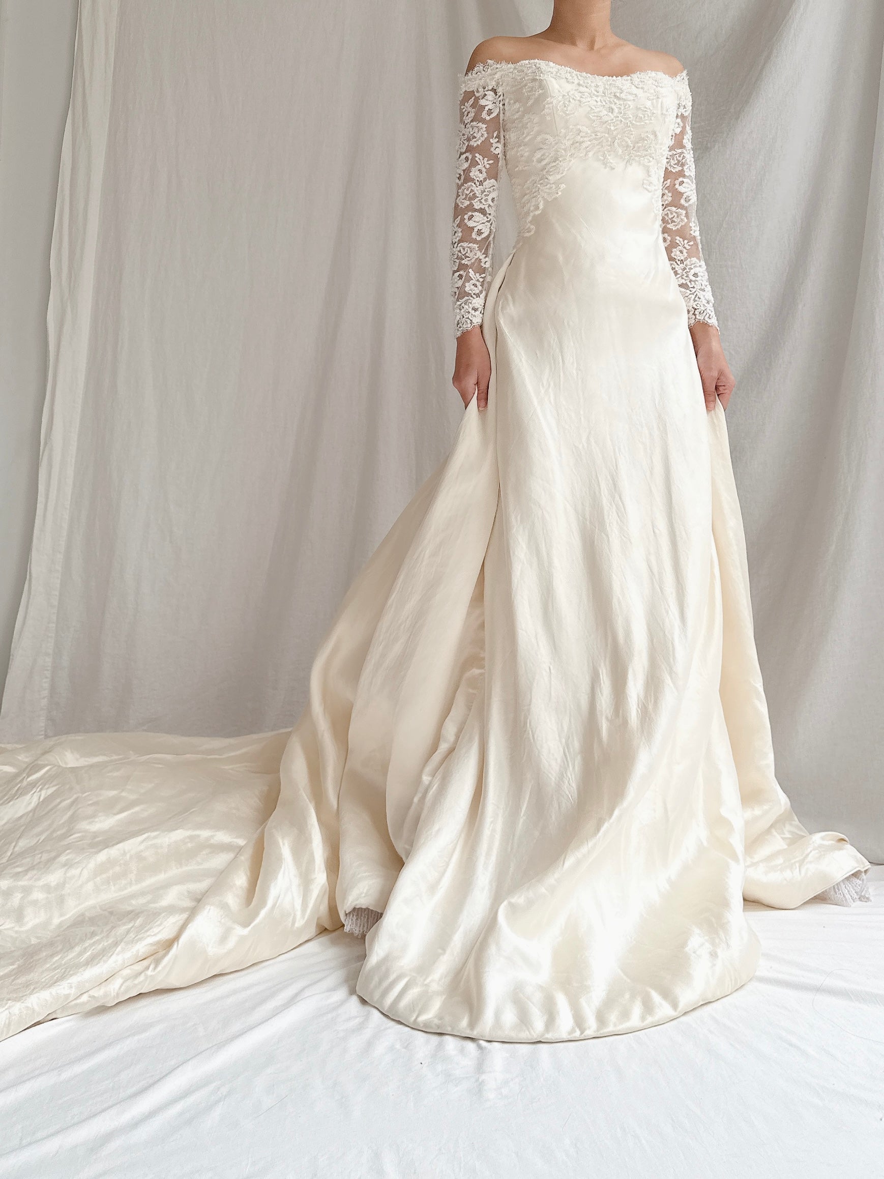 Vintage Lorenzo Caprile Couture Silk Gown - S/4/6