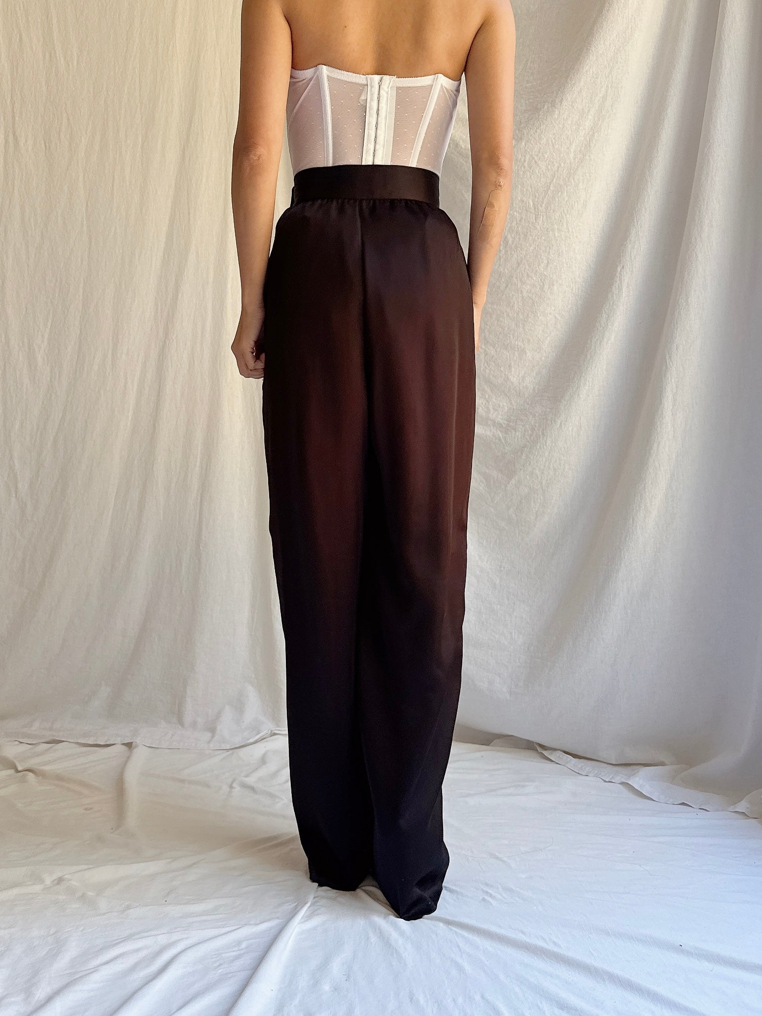 Vintage Black Trousers - S/4