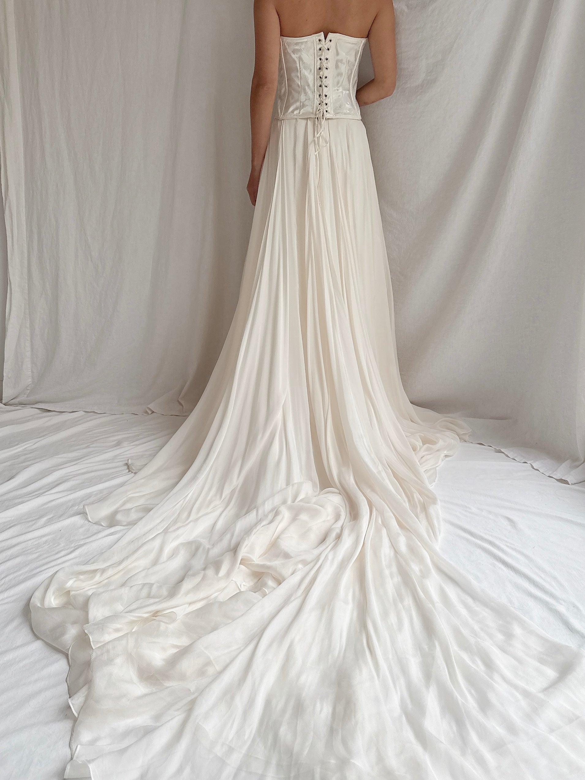 Vintage Silk 2-Piece Set - S-M