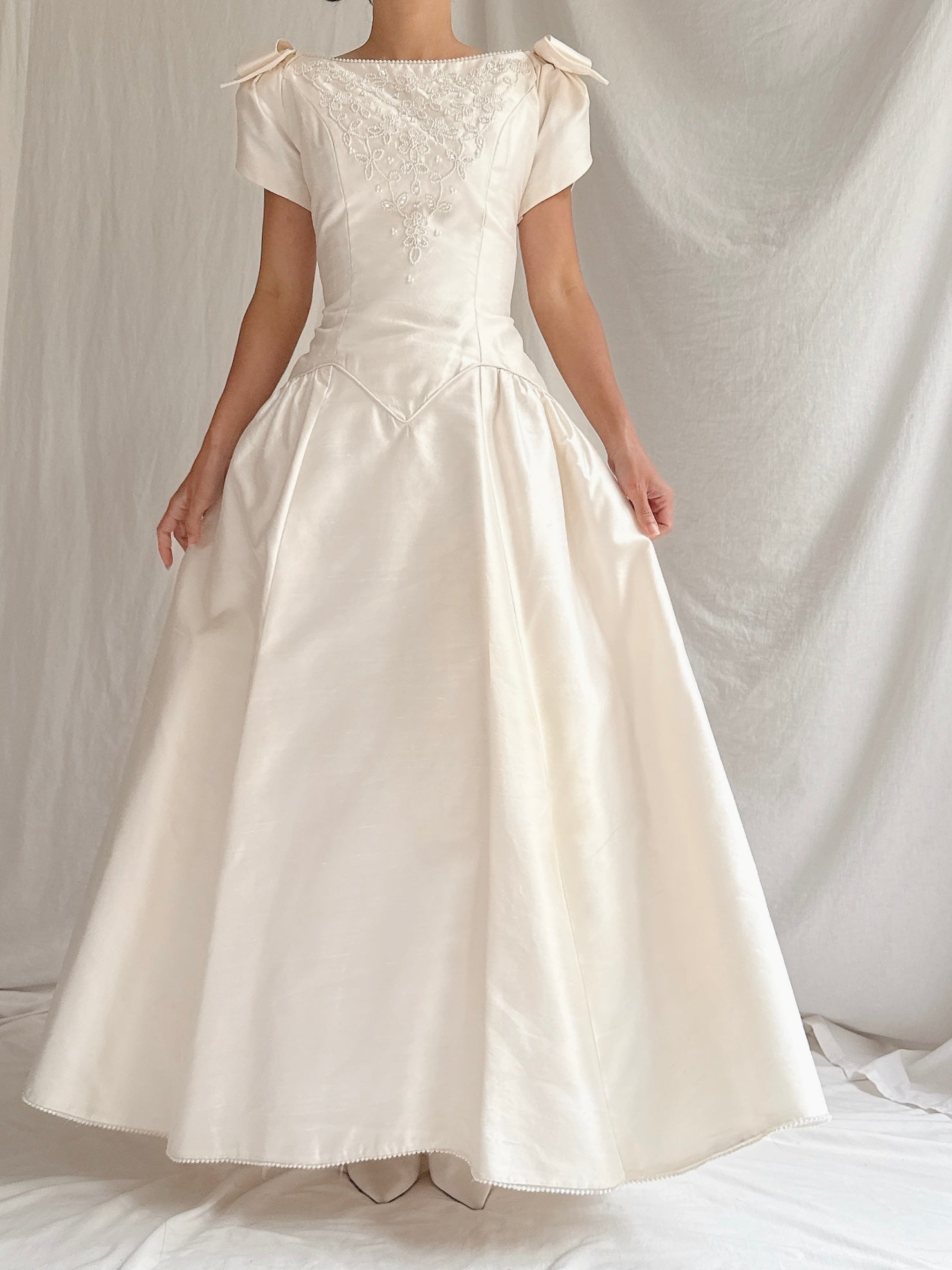 Vintage Bianchi Silk Dress - S/M