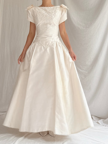 Vintage Bianchi Silk Dress - S/M