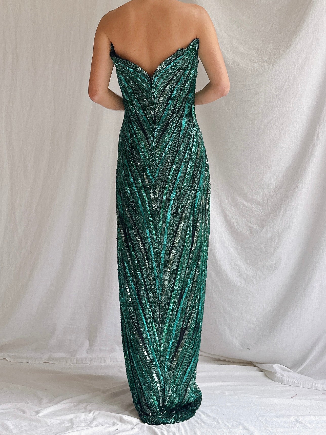 1990s Bob Mackie Sequin Dress - S/6