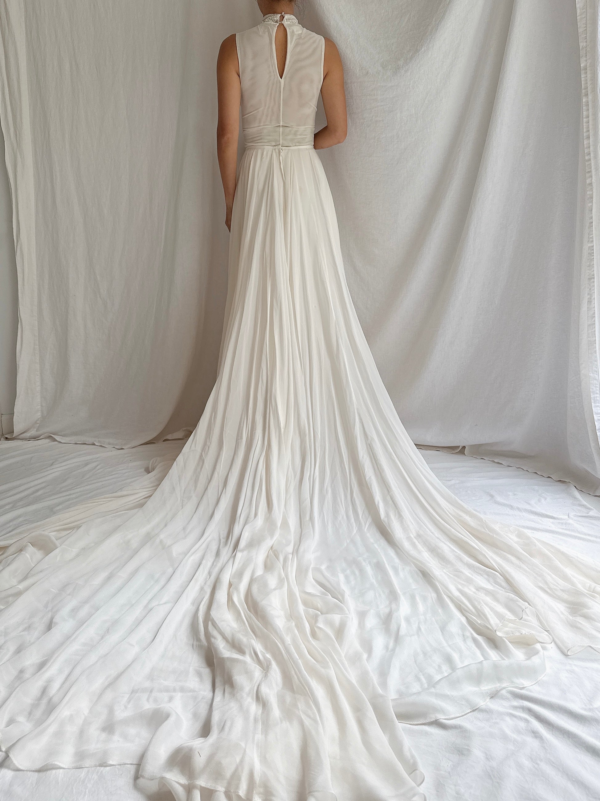 Vintage 2-Piece Silk Set - M