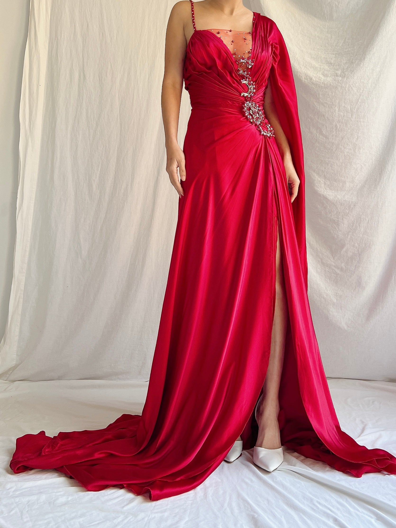 Vintage GattiNolli Couture Silk Gown - M/L IT42