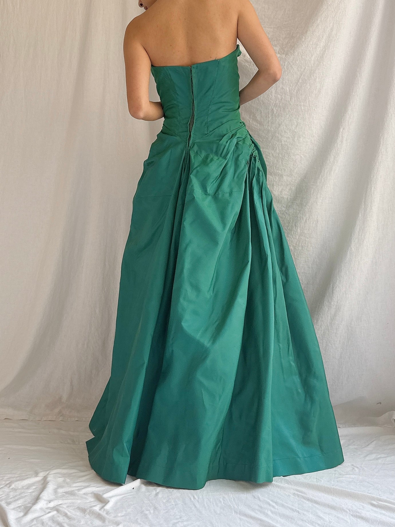 1950s Fred Perlberg Draped Gown - S/M