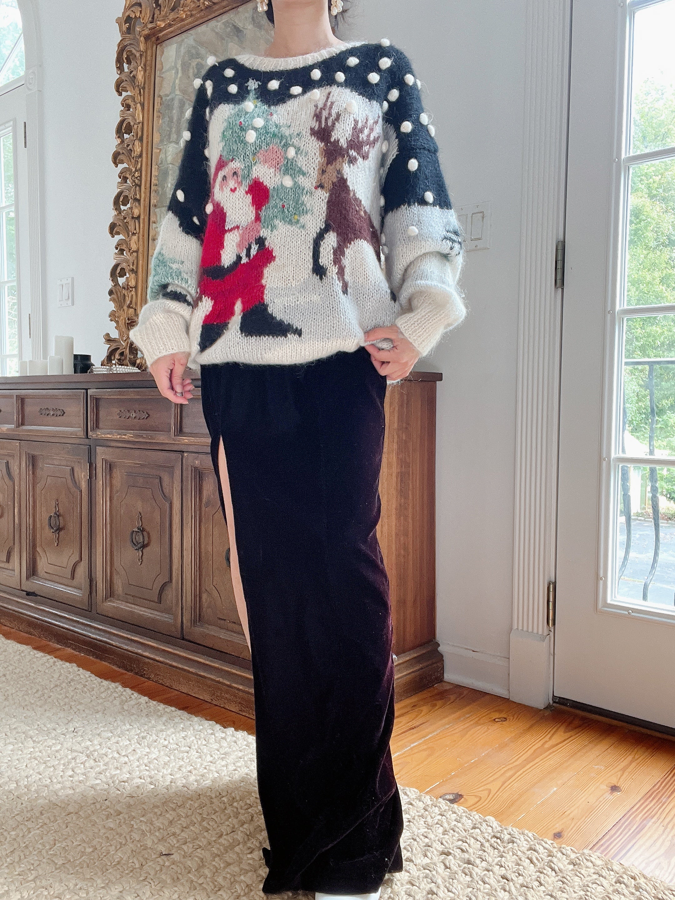 Mohair Christmas Sweater - M/L