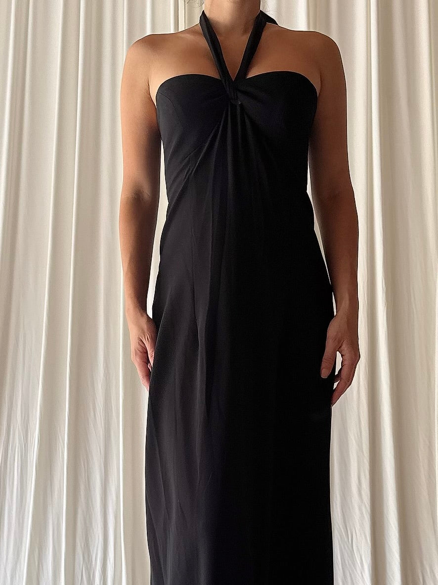 Vintage Petrovich and Robinson Rayon Gown - FR 38