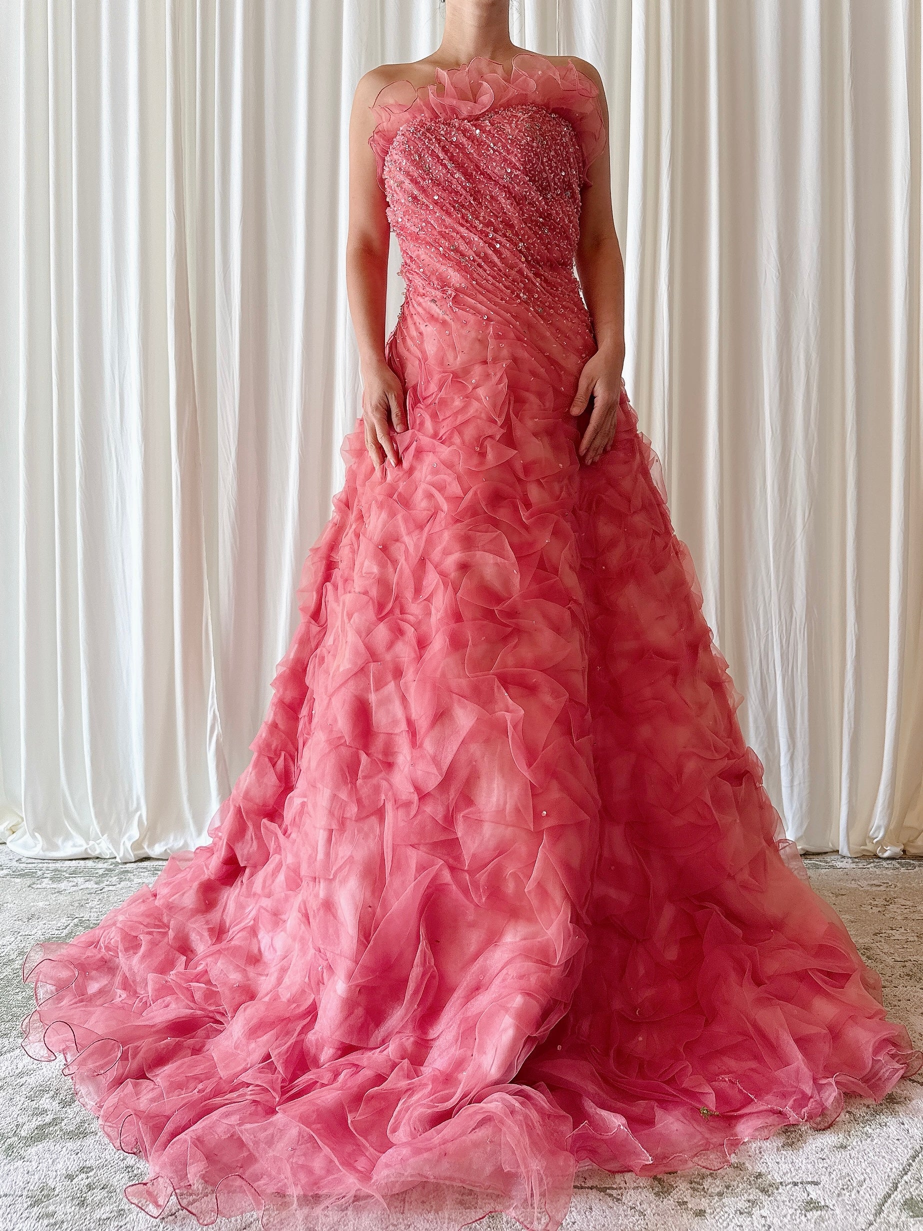 Vintage YSA Makino Sherbet Gown - Size 6