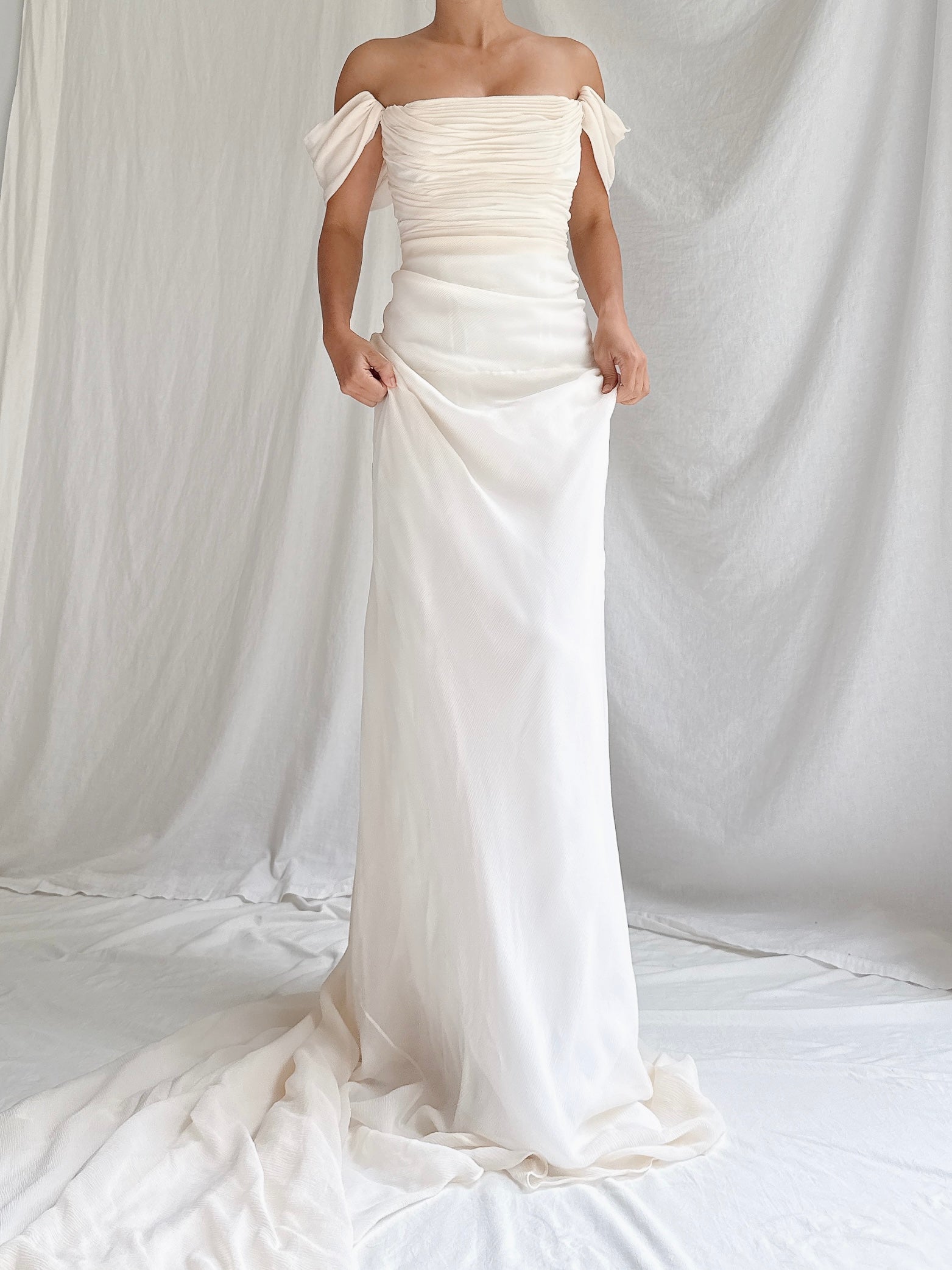 Vintage Peter Langner Italy Silk Gown - S/M