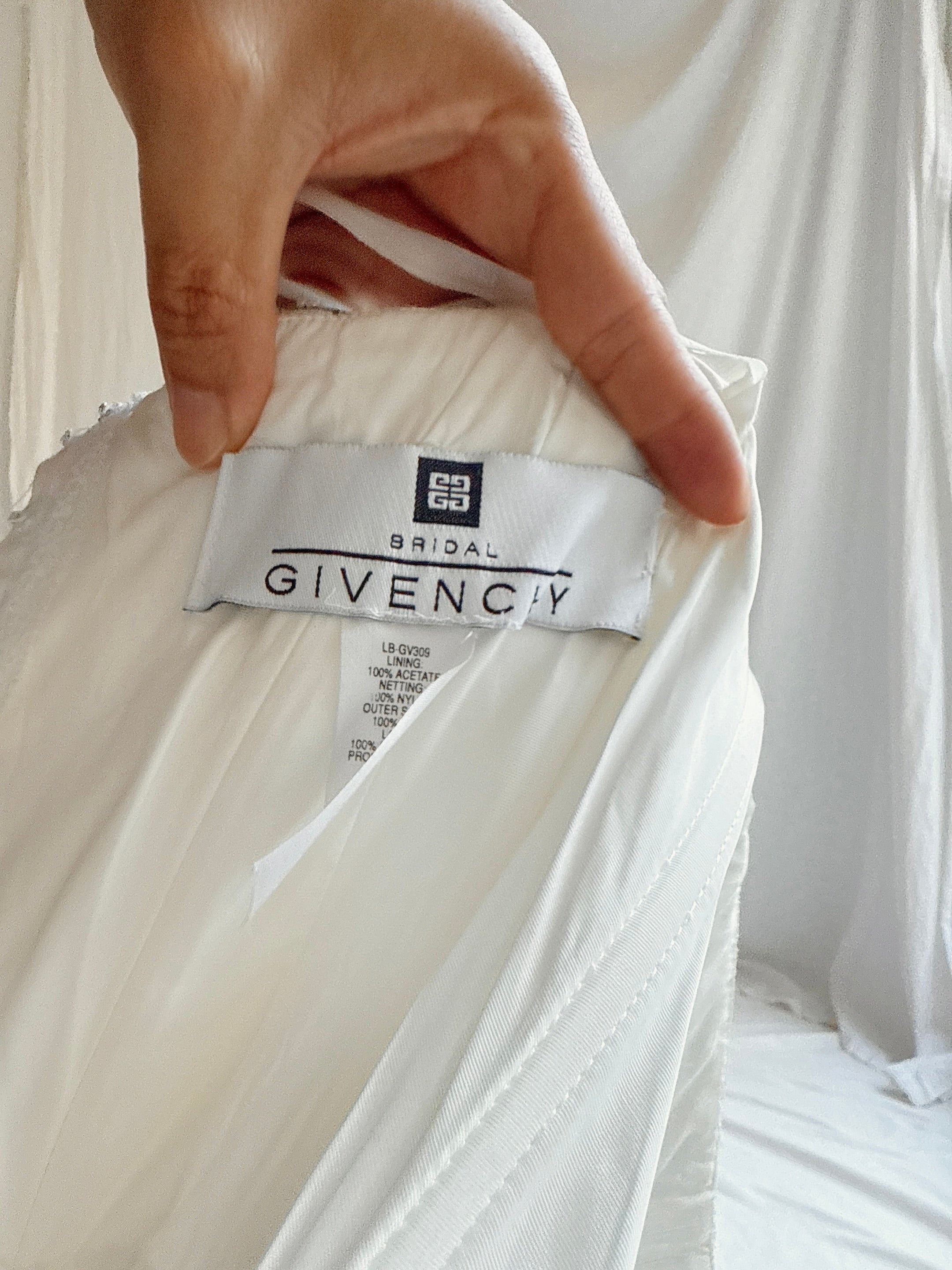 Vintage GIVENCHY Embellished Silk Organza Gown - S/4