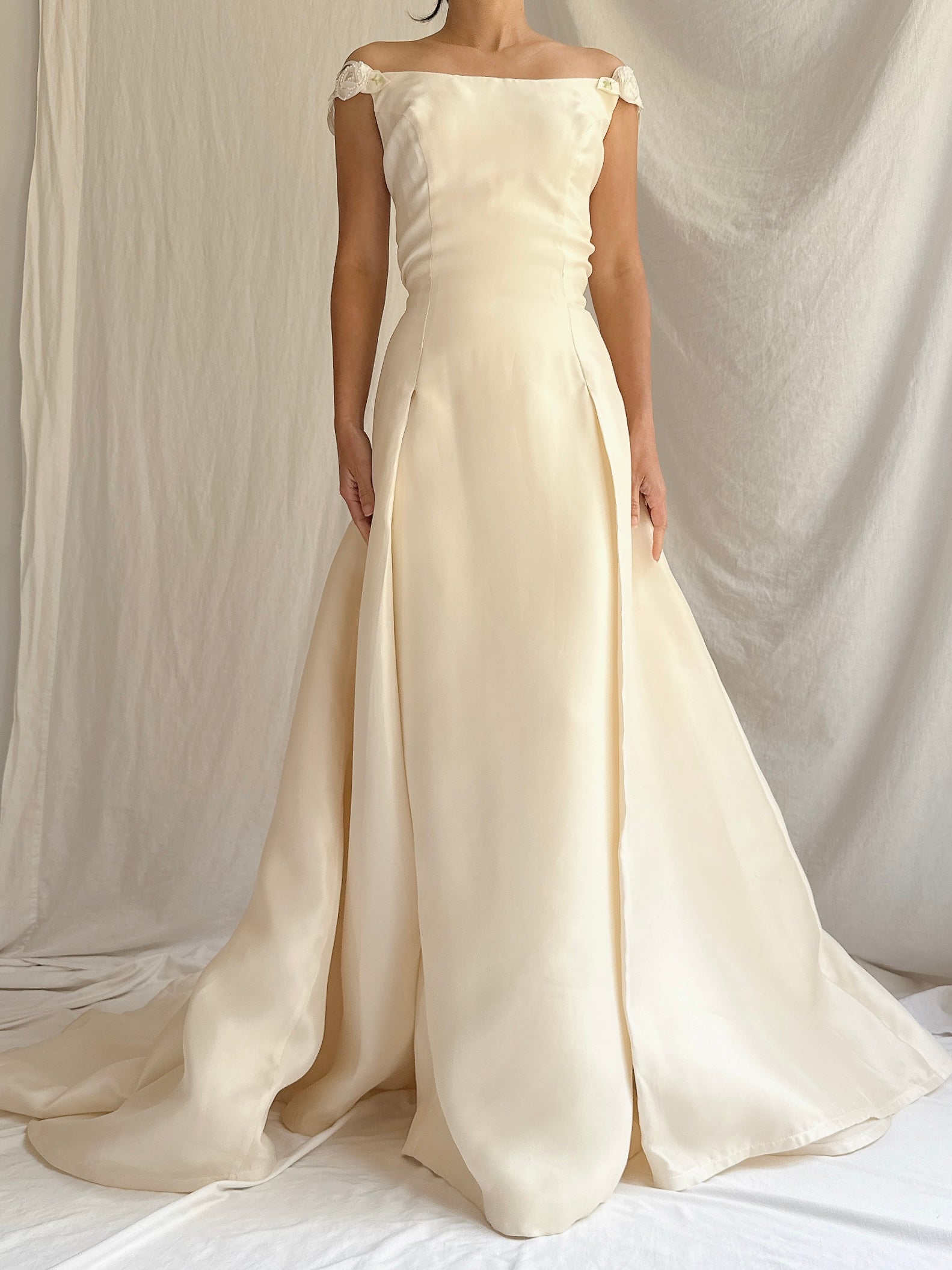 Vintage Aimee Atelier Silk Organza Gown - S