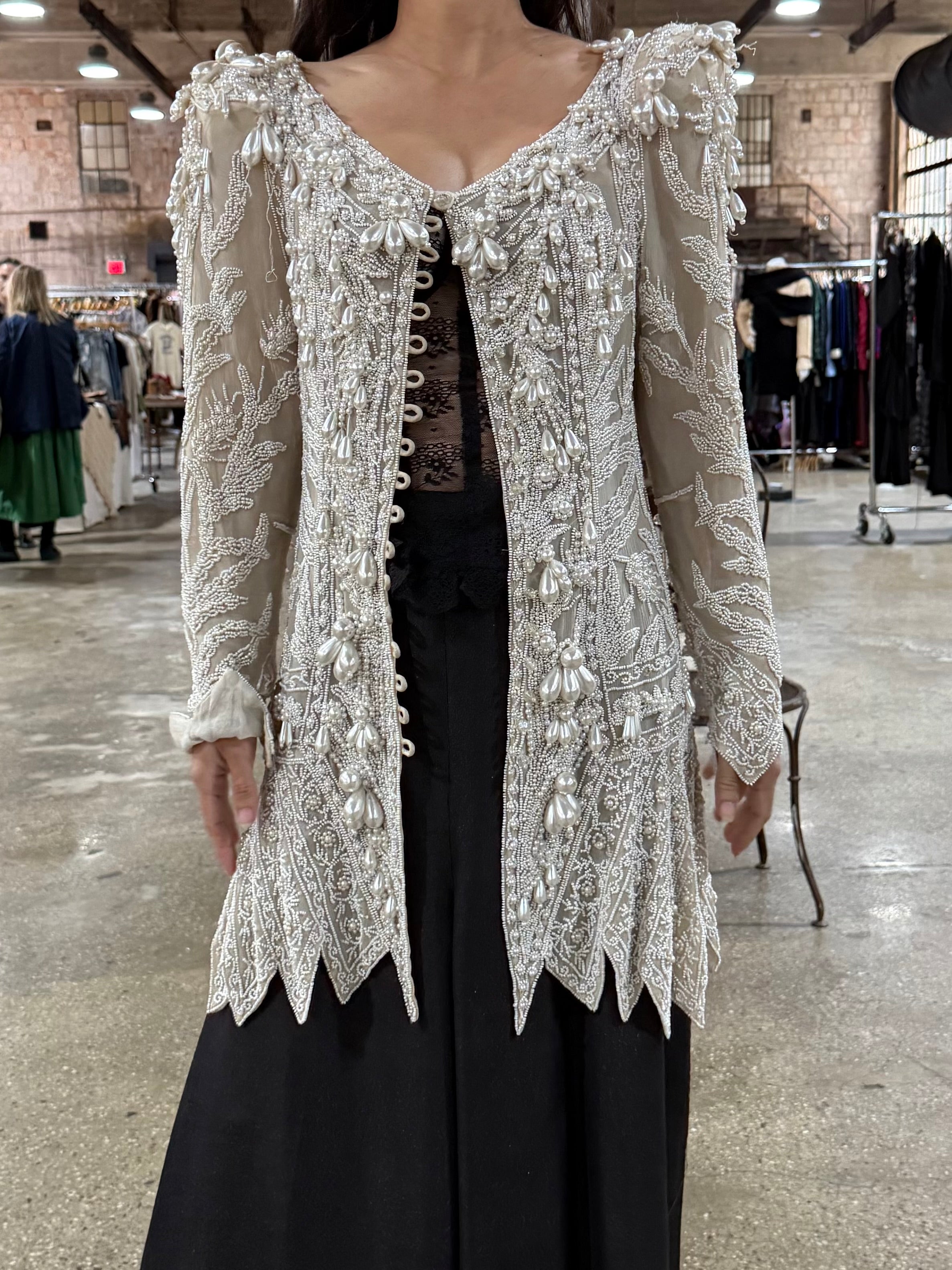 Vintage Eavis & Brown Silk Duster -XS