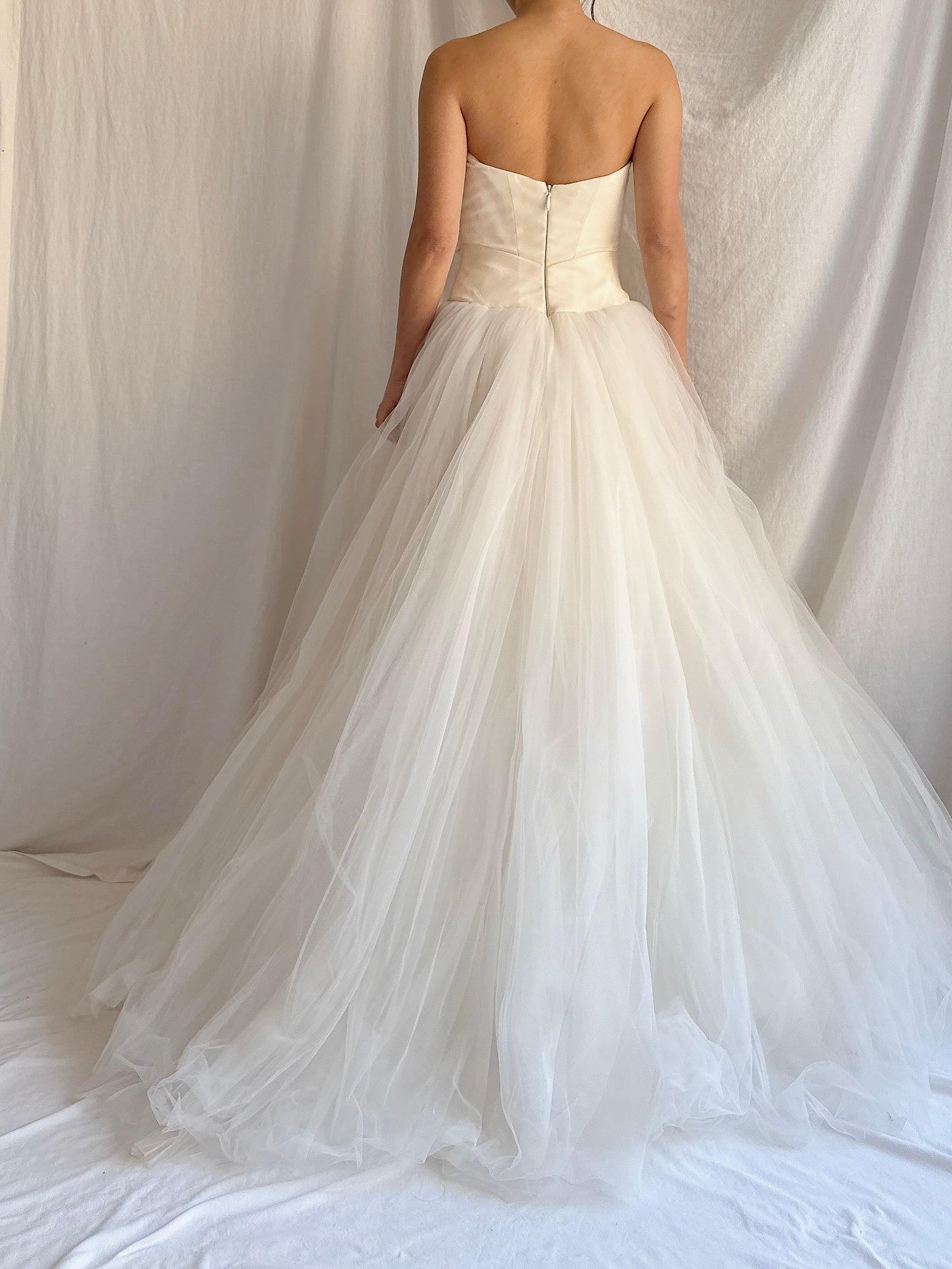 Vintage Amsale Tulle Gown - S 4