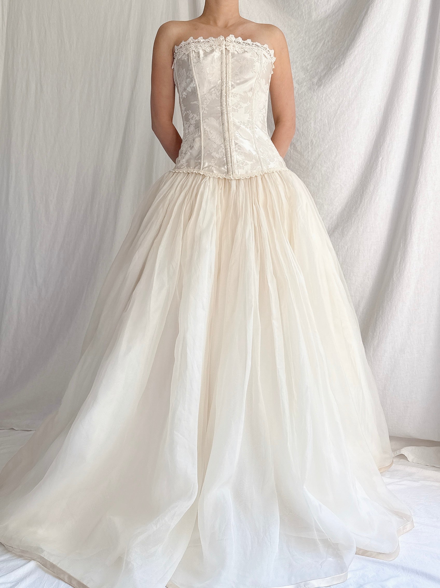 Vintage Silk Organza 2-Piece Set - S/M