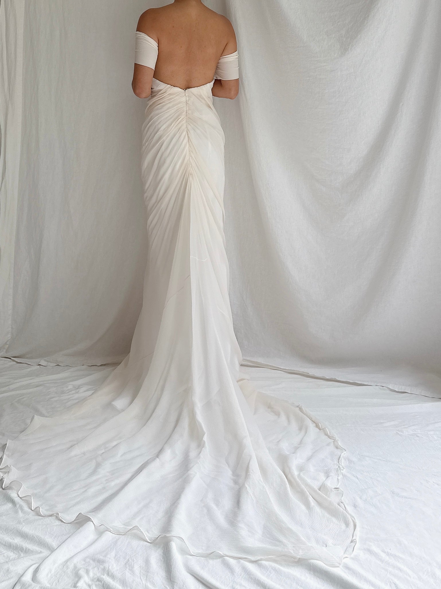Vintage Peter Langner Italy Silk Gown - S/M