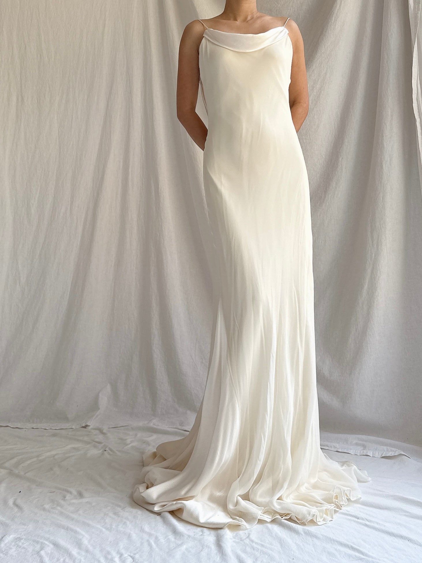Vintage Vera Wang Silk Bias Gown - XS