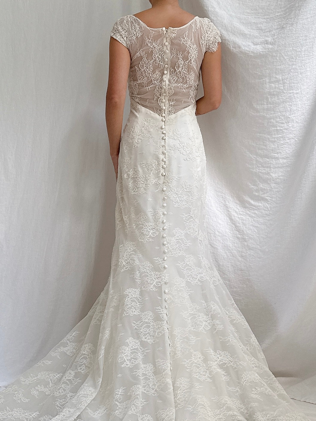 Vintage Liancarlo Couture Lace Dress - M 8