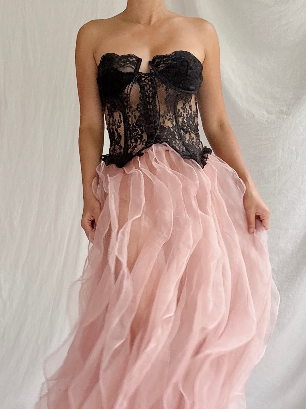 Vintage VS Lace Bustier - M 36B