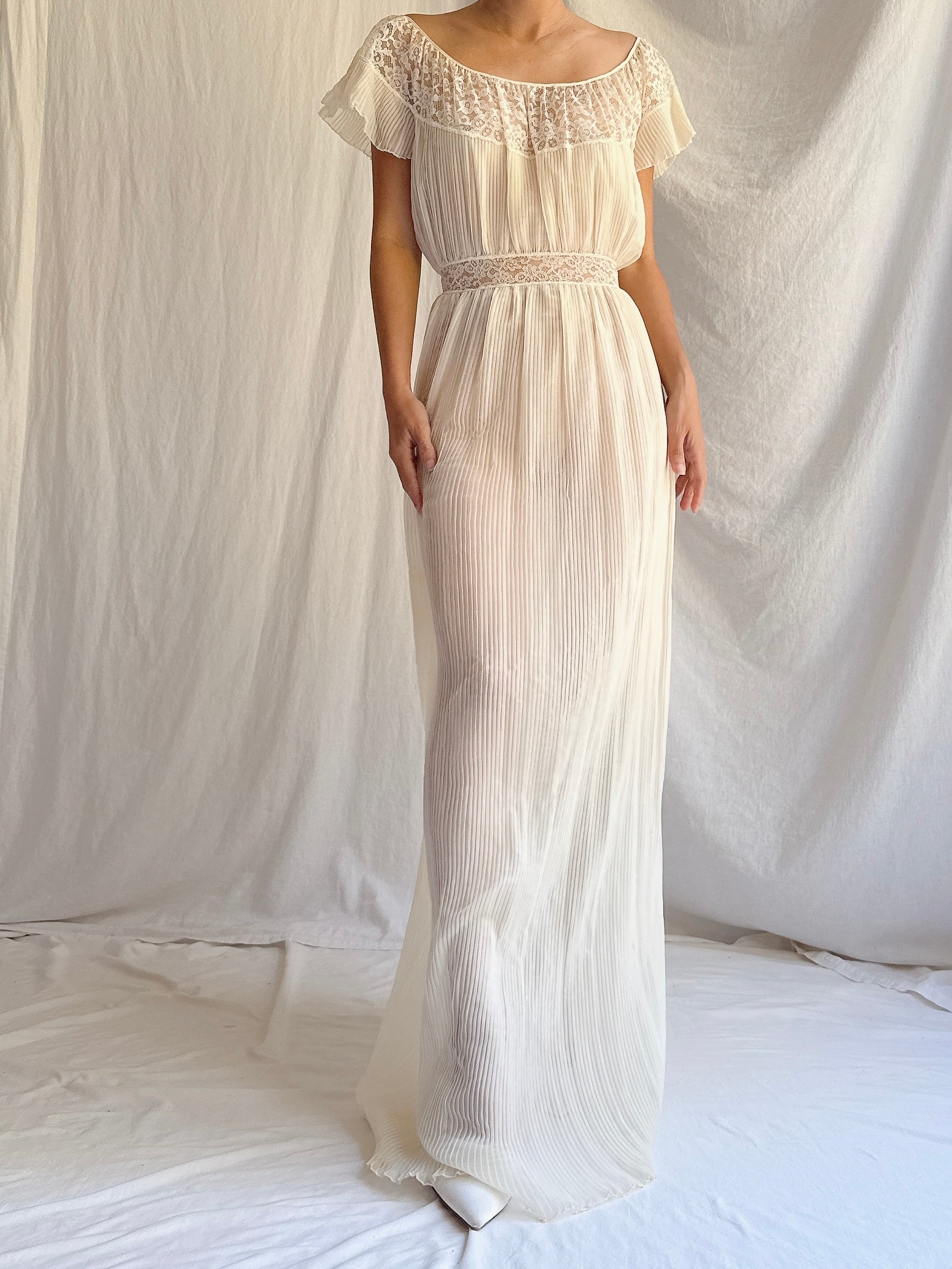 Vintage Sheer 2-Piece Set - S-M