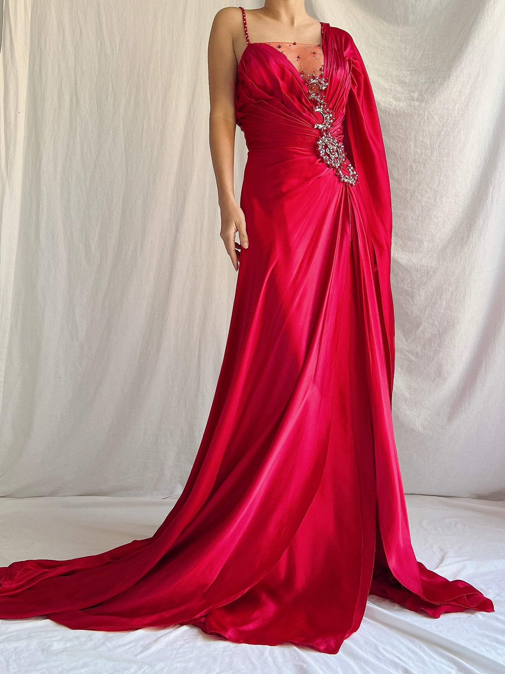 Vintage GattiNolli Couture Silk Gown - M/L IT42